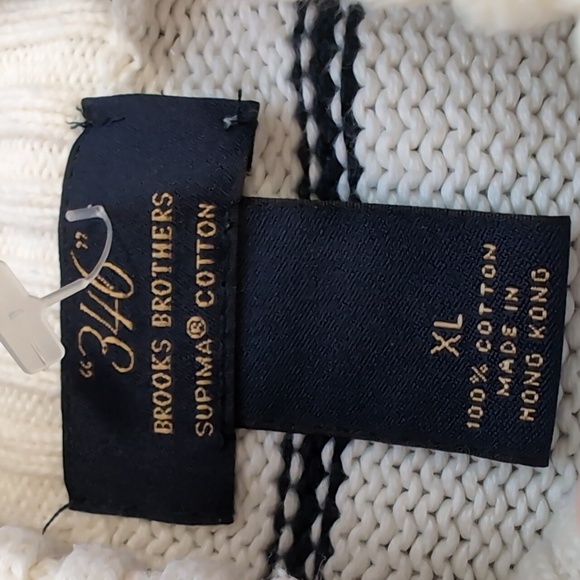 Brooks Brothers Heavy Cardigan Double Zipper 100% supima cotton XL - Picture 2 of 9